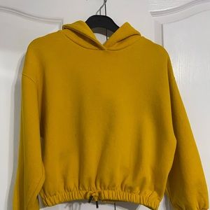 Yellow kids hoodie sweatshirt size 11-12